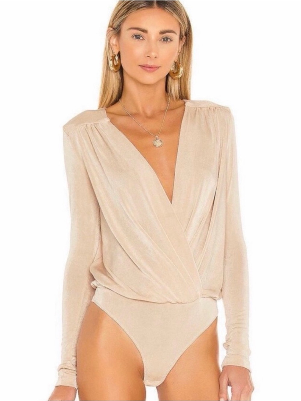 New WithoutTags Free People x
Revolve Turnt Bodysuit in Blossom Pearl Size XS